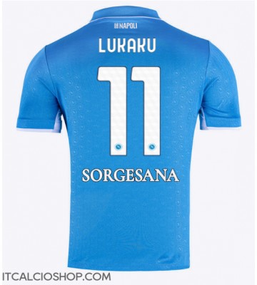 SSC Napoli Romelu Lukaku #11 Prima Maglia 2024-25 Manica Corta